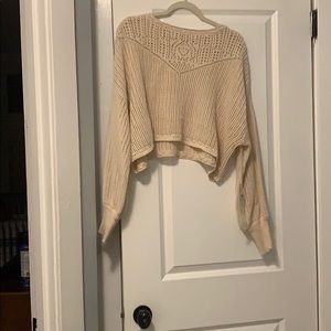 NWT Crop sweater